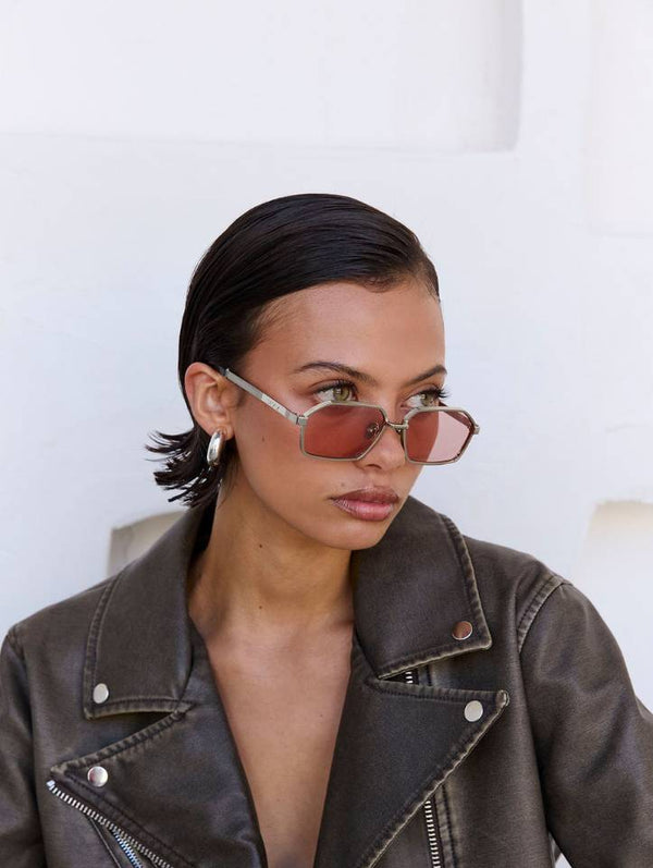 X Wyld Blue / Wylder / Silver Steel & Light Pink Lens - Shade Files